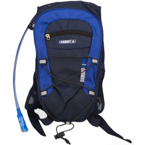 Abbey Rugtas met Drinksysteem antraciet met zwart-2