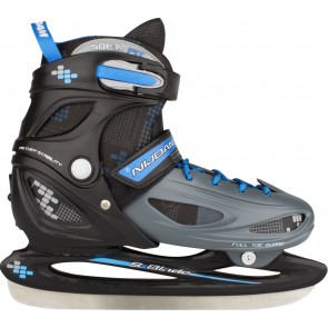 Nijdam Kunstschaatsen verstelbaar roze wit zilver