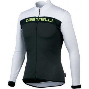Castelli Prologo FZ fietsshirt lange mouw grijs wit